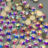 Ногтевая плоская бриллиант белый ab бриллиант имитация олимпийская бутика красочная страза