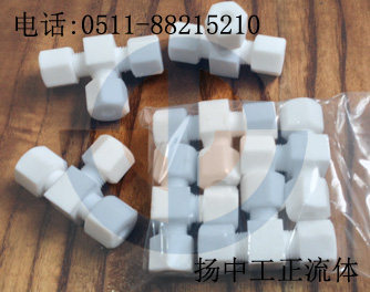 Polytetrafluoroethylene (PTFE) Phi 3-three-tee Joint Trafine Tee-Teflon Joint
