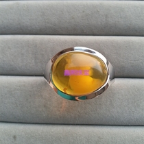 Handmade inlaid sterling silver bracelet with empty support stone to map custom amber beeswax all kinds of irregular gemstones DIY