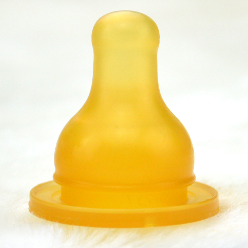 贝亲贝亲十字孔单只盒装乳胶奶嘴(果汁奶瓶用) B059 满额包邮