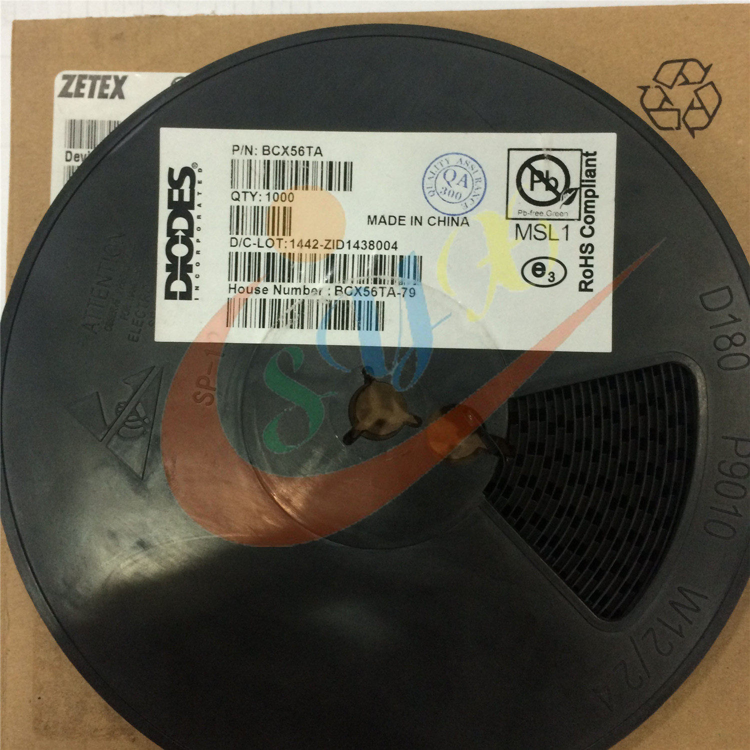 <Import> BCX56TA SOT89 BH ZETEX Spot NPN Bipolar Transistors