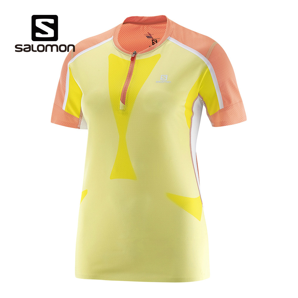 春夏新品 SALOMON/萨洛蒙 女款跑步短袖T恤 371013
