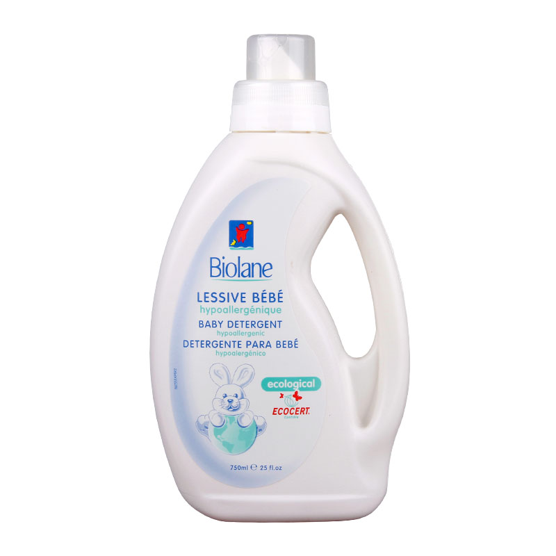 原装进口法国Biolane/法贝儿婴儿柔和衣物洗涤液洗衣液750ml