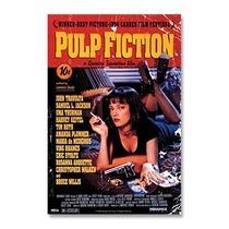 Pulp novel narration original movie poster Pulp Fiction Quentin Tarantino imported from US