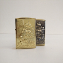 Hong Kong original zorro zorro kerosene lighter smooth paste bronze copper two optional