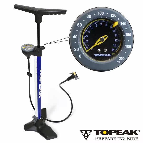 TOPEAK JoeBlow Race 亚洲特规高压打气筒台湾官网直邮进口