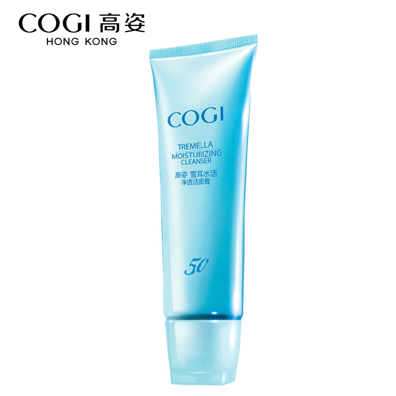 【天猫超市】COGI/高姿雪耳水活净透洁面膏100g细腻泡沫水油平衡