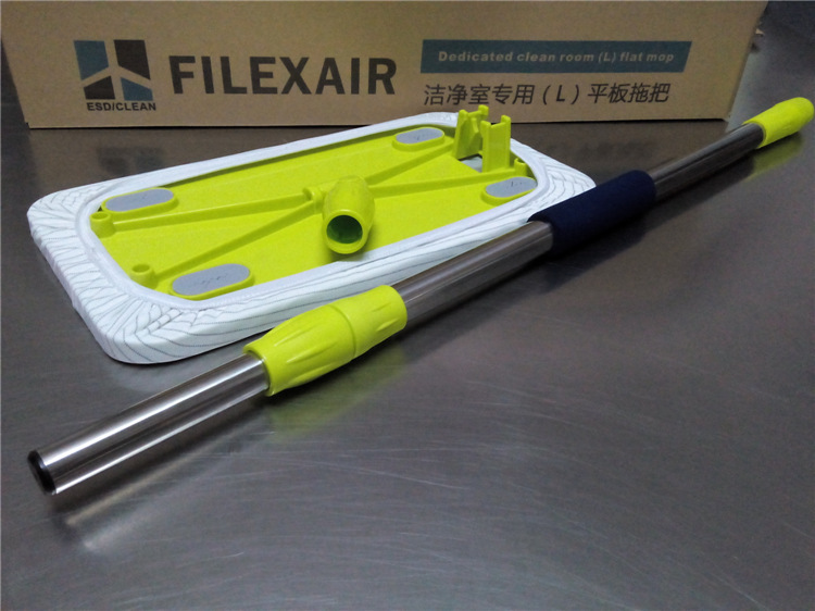 New Dust-Free Flat Mop Esd 40Cmx21Cm for Cleanroom Purification, Replaceable Mop, Direct Sales from the Manufacturer