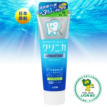 【LION日本狮王】固力宁佳全效净护牙膏130g