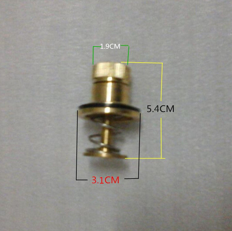 Total copper squatting pan flushing valve hand press down to flush valve fitting time-lapse stool valve flushing valve spool