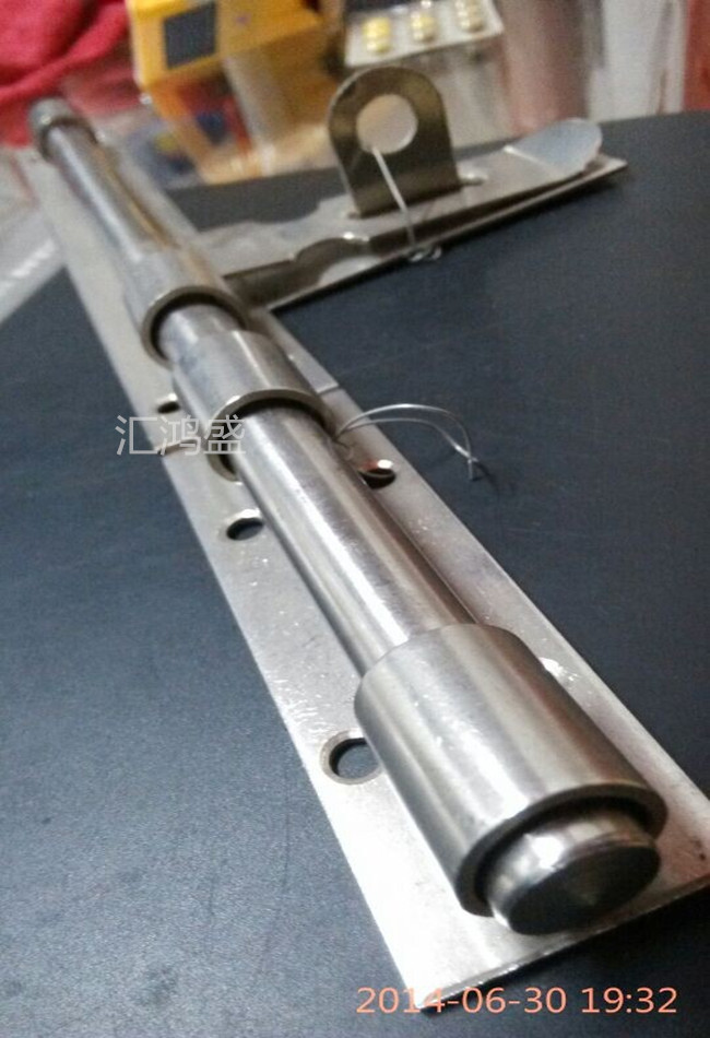 Stainless steel horizontal bolt with plate gate Anti-theft bolt metal door bolt door bolt