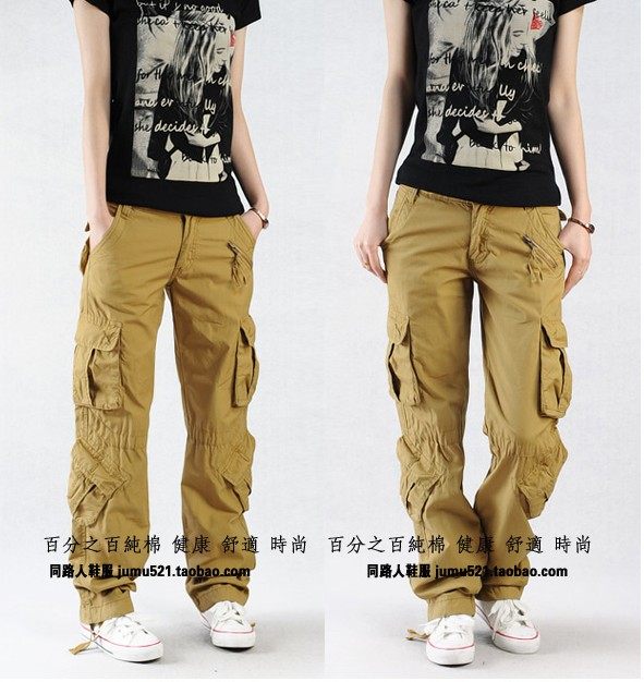 Overalls Original Single Korean Casual Pants Loose Multi-pocket Pants Hip Hop Pants Couples Women's Hip-hop Pants Tide Long Pants