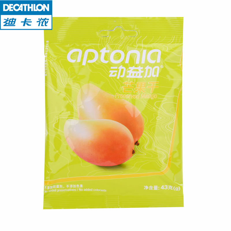 迪卡侬 动益加芒果干 芒果口味水果干 补充运动营养 能量 APTONIA