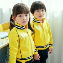 Kindergarten garden clothes spring and autumn cotton primary and secondary school uniform sportswear Childrens class clothes Teacher clothes Summer suit