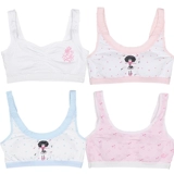 Детский подростковый бюстгальтер для принцессы, хлопковое нижнее белье, бюстгальтер-топ, корсет, топ без лямок