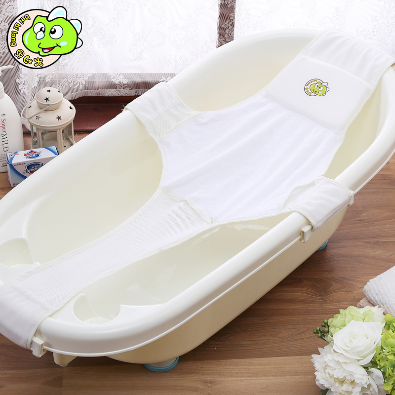 New Pint Baby Bath Mesh Bath Net Universal Double Non-slip Cross Bath Nets Baby Bidet Mesh Pocket Universal Adjustable