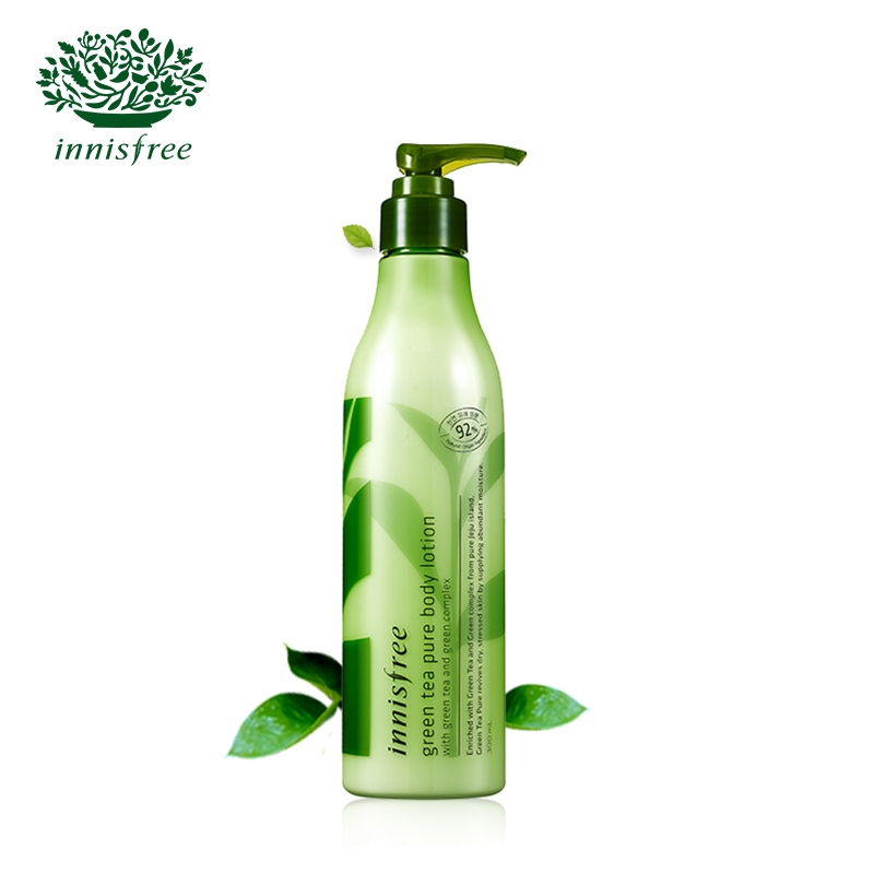 innisfree/悦诗风吟绿茶精萃保湿身体乳300ml 韩国全身滋润润肤露