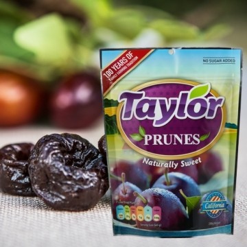 Taylor超大去籽加州黑枣250g/包 x3包免运台湾官网直邮进口
