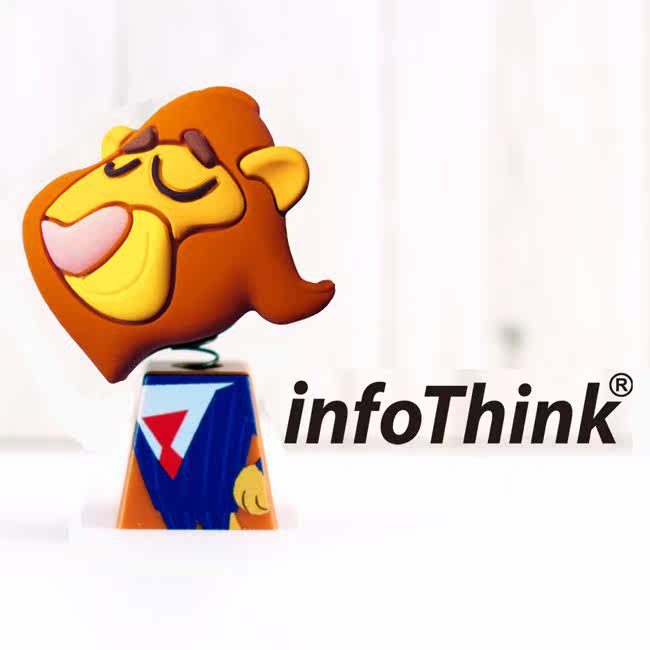InfoThink ZOOTOPIA 狮子摇头造型随身碟 16GB台湾官网直邮进口