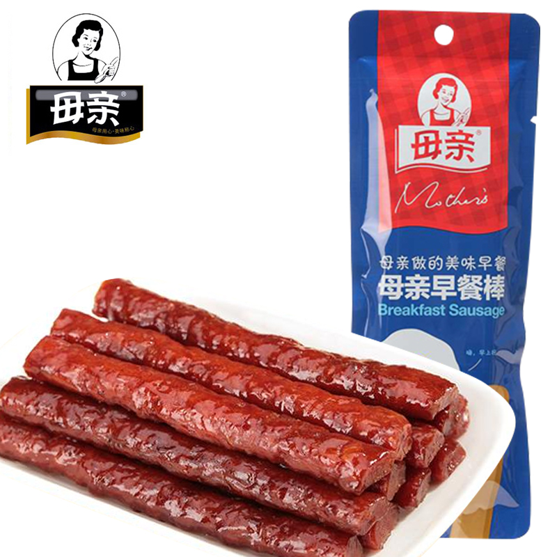 【天猫超市】母亲早餐棒香烤味牛肉棒60g 牛肉干特产小吃休闲零食