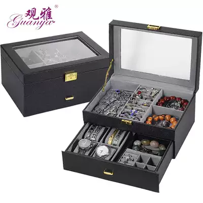  Original men's watch box jewelry box trendy men's wild jewelry storage box to send boyfriend and husband gifts