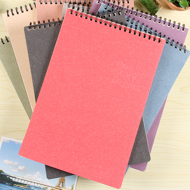 The first product Balixiang turn up the coil book simple business notebook stationery notepad diary B5 A5