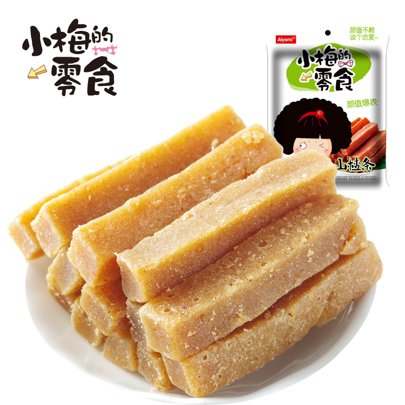 【天猫超市】哎哟咪蜜饯果干 山楂条180g/袋 小梅的零食休闲零食