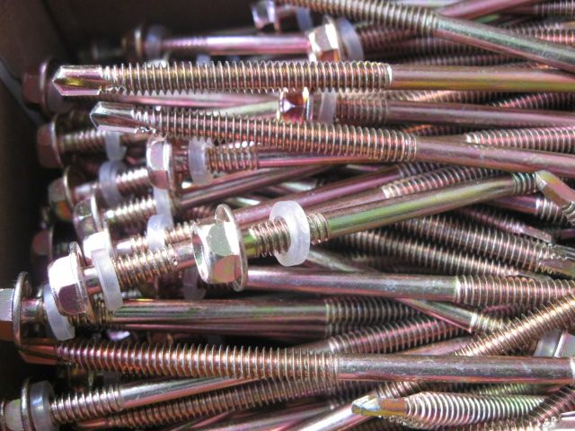 Drilling screw self-tapping self-drilling hexagonal drilling screw color steel tile waterproof screw dovetail screw 5 5 series