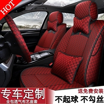 Full Siege Car Seat Jacket All Season General Cloth Art Sitting Cover Special Modern Name Figure IX25IX35 Car Cushion Woman