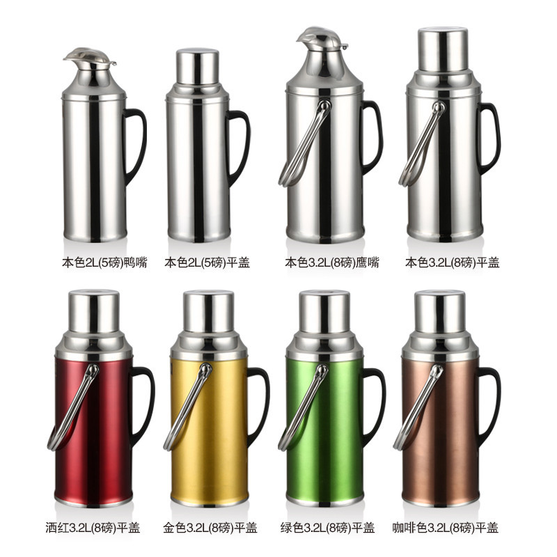 Free Shipping Stainless Steel Insulated Water Bottle with Glass Inner Liner