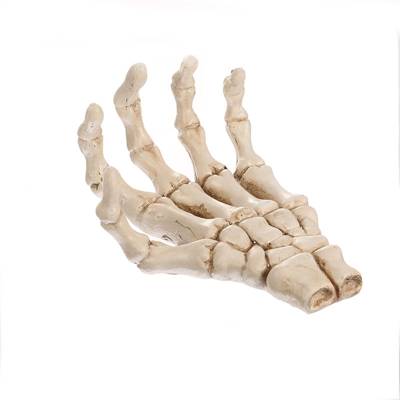 Palm skeletal resin Skull skull head pendulum personality Furnishing Creative Home Medical Mold Brown DIY