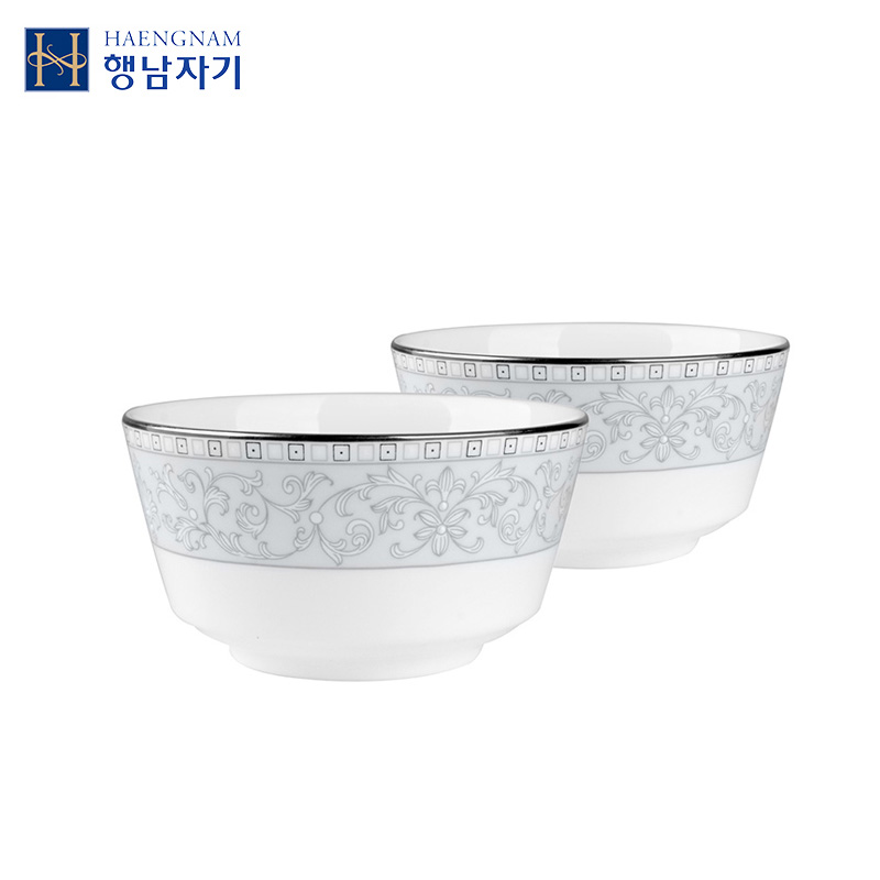 HAENGNAM Han Guoxing south China rural 4 inch opening rice bowls only 2 ipads porcelain tableware suit