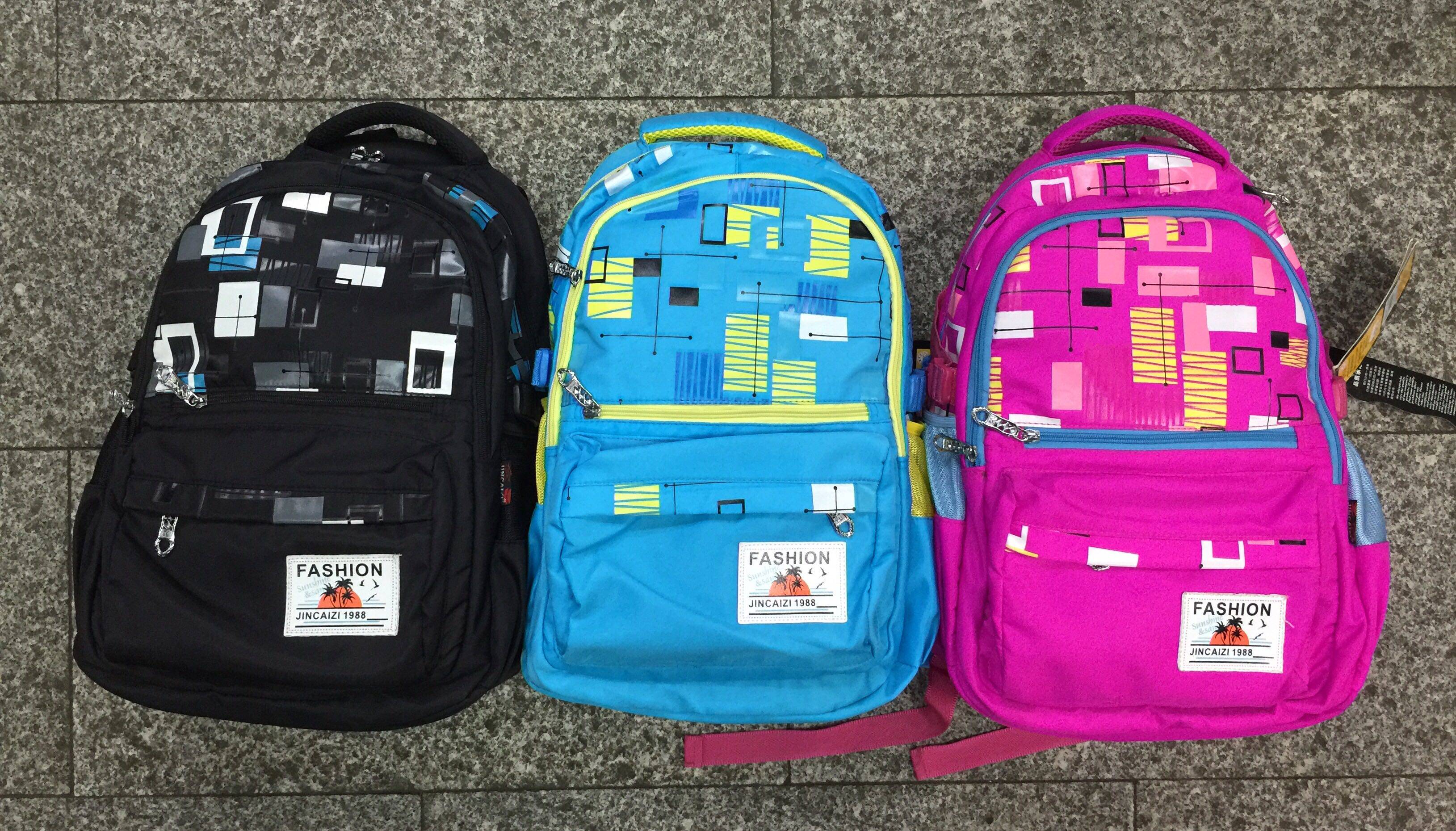 Guangzhou Jincaizi new fashion backpacks for male and female senior students leisure bag 6651