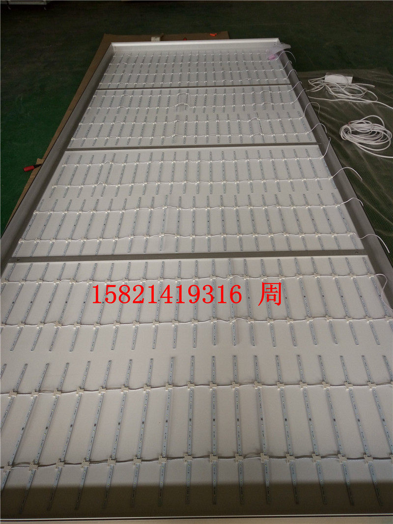 Incognito LED advertising light box Profile soft film frameless picture frame Mobile phone shop promotional promotional frame 6cm single-sided card cloth