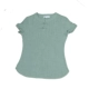 Áo cotton và vải lanh cho nữ Áo ngắn tay mùa hè của mẹ mới Áo phông đơn giản có khóa rộng - Áo phông áo phông cao cấp Áo phông