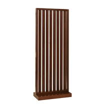 Screen partition Solid wood modern simple Nordic mobile seat screen Wooden entrance vertical living room background wall customization