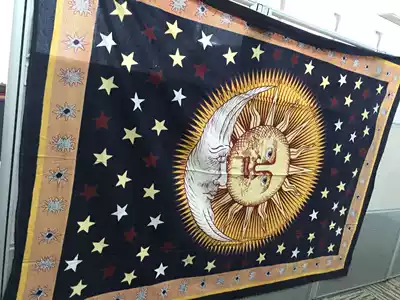 Occult supplies Sun color tablecloth tapestry fabric decoration