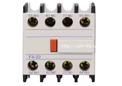 AC contactor auxiliary contact F4-D22 02 2 open 2 closed CJX2 contactor auxiliary contact