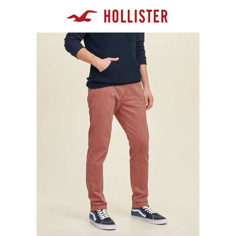 Hollister 瘦腿卡其裤 带有拉链前襟 男 116643