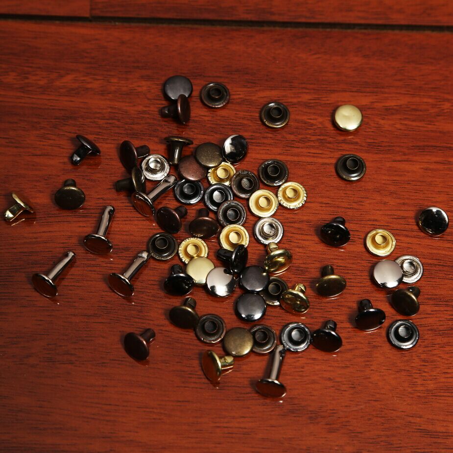 Hardware stainless steel sub-mother rivet connection ledger screw notebook rivet fixed binding buckle screw nail