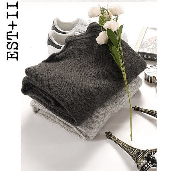 18年春季款 EST＋II 艺诗 纯色女式针织衫 打底衫 天猫优惠券折后￥139包邮（￥189-50）2色可选