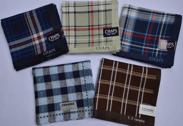 Japanese men's handkerchief sweat towels U P renoma pane puppy picture shape Valium is not easily wrinkled