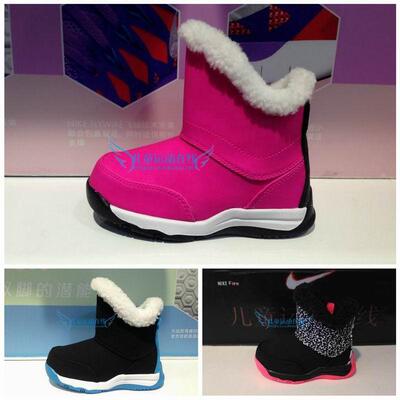 NIKE KIDS Оригинальная детская обувь Nike counter, детские зимние сапоги, хлопковые сапоги 536702 536460
