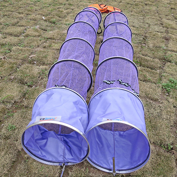 Gluing anti-hanging speed dry fish cage Koj purple Acrobatic Fish Guard Fishing Nets Special for fish protection