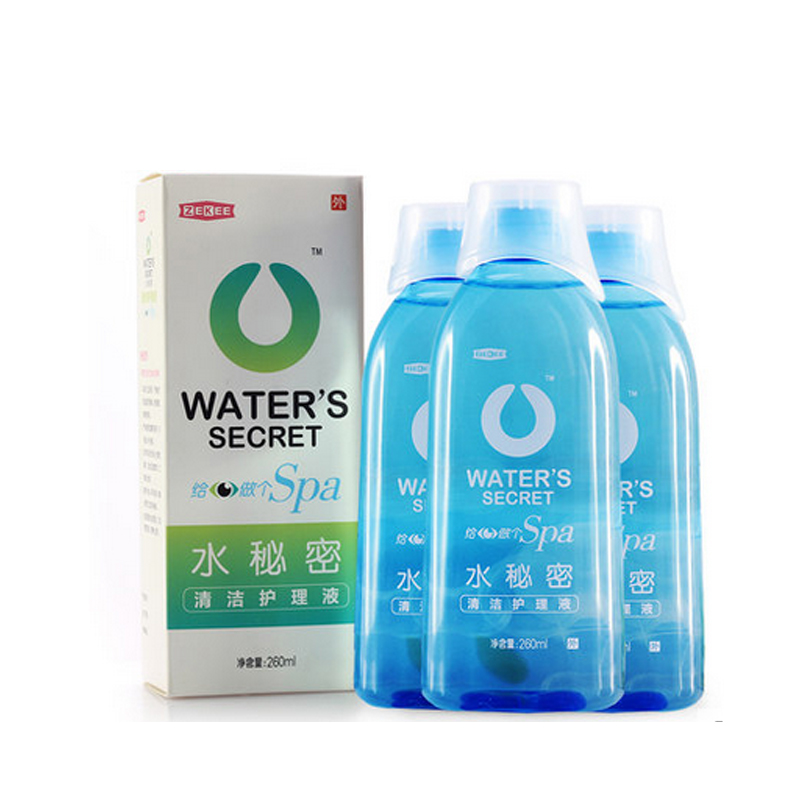 仔仔 水秘密洗眼液护眼液洗眼水 佩戴隐形眼镜眼部清洁 260mlx3瓶