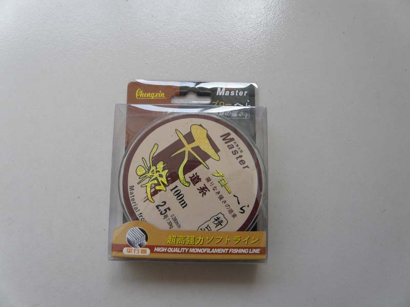 Transparent color 100m fishing line Fishing line Fishing line Fishing gear Fishing supplies