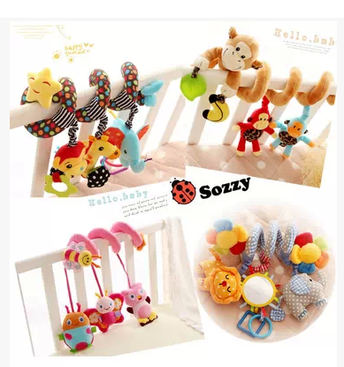 New Sozzy Multifunction Stroller Pendant Bed Hanging Newborn Music Bed Around Toys