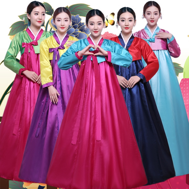 Improved Korean Traditional Clothing for Women, Korean Ethnic Clothing, Traditional Korean Costume, Dae Jang Geum (Korean Historical Drama) Costume, Ethnic Dance Performance Costume