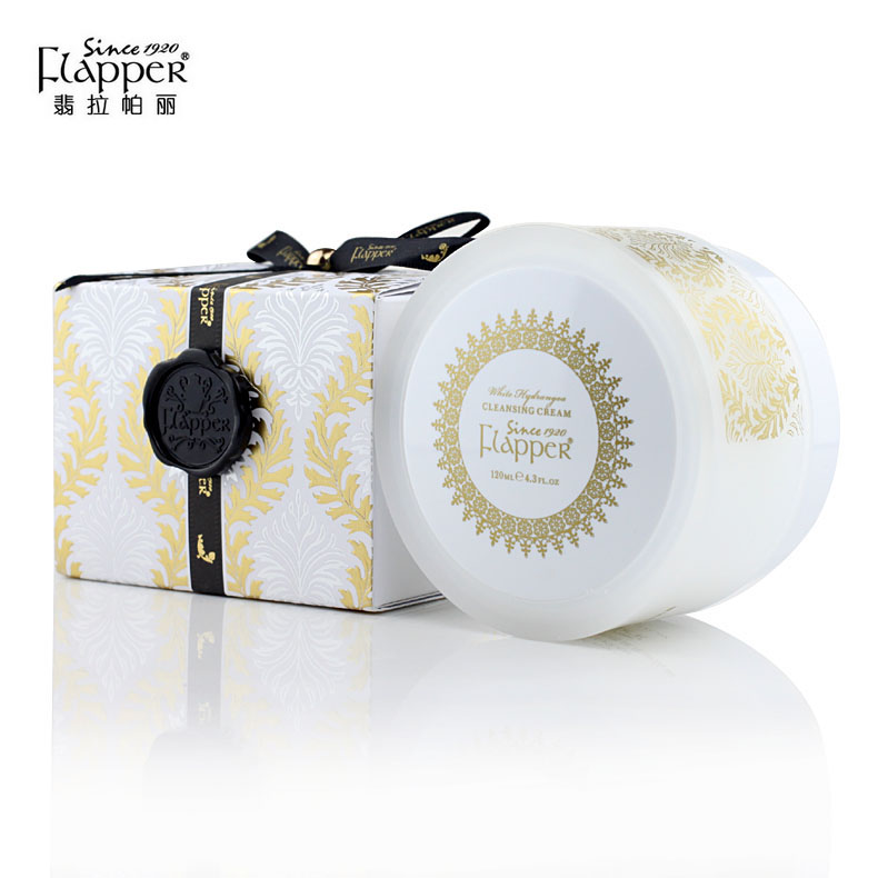 FLAPPER 翡拉帕丽优雅白色绣球花清洁霜120ml 自己在家做美容