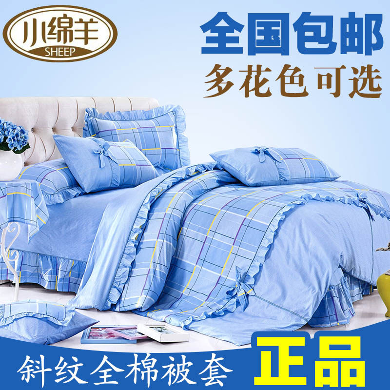 Shuya Shuya Litton Cotton Cotton Cotton-style Printing Plate Single Student Double Pillow Case Single